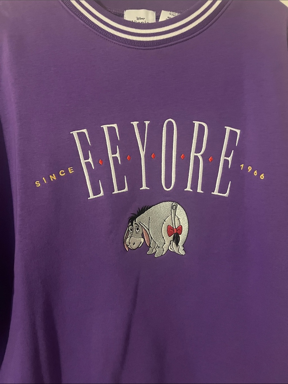 Eeyore Purple Crewneck Sweater - Disney - Picture 2 of 4